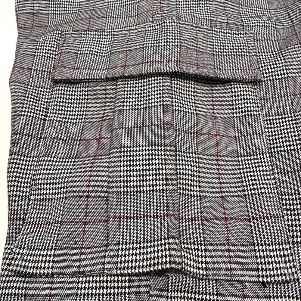 Forever 21 Men's Black and Gray Plaid Cargo Pants Pockets Size Waist 32 NWOT - Picture 5 of 9